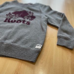 Gray Roots pullover sweatshirt